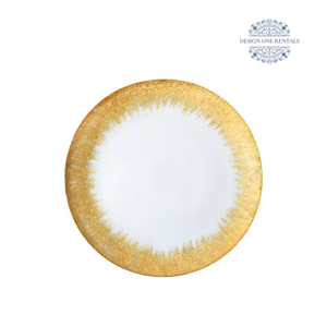 Frost Gold Charger Plate