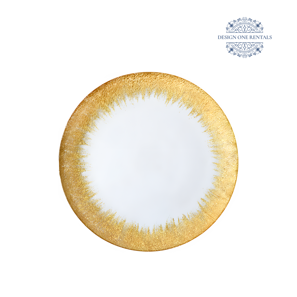 Frost Gold Charger Plate