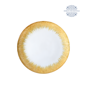 Frost Gold Charger Plate