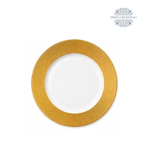 Gold Wide Band Charger Plate