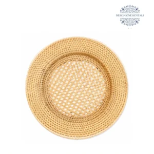 Honey Rattan Charger Plate