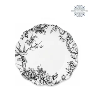 Ivy Nero Charger Plate