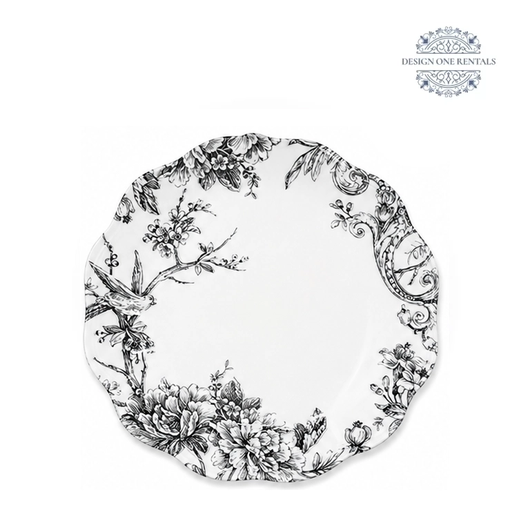 Ivy Nero Charger Plate