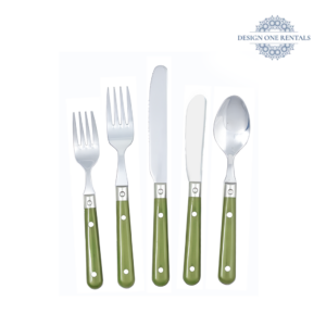 Jardin Moss Green Collection Flatware