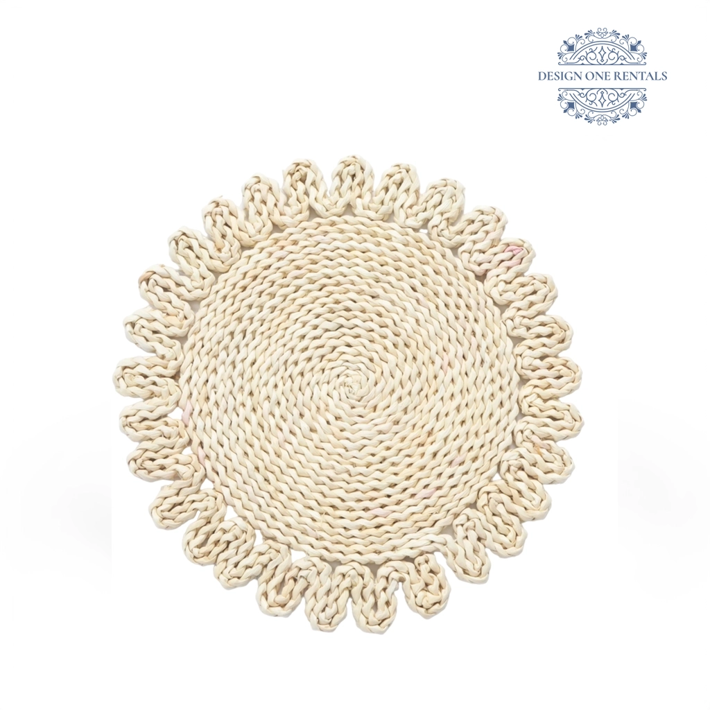 Laguna Rattan Charger plate