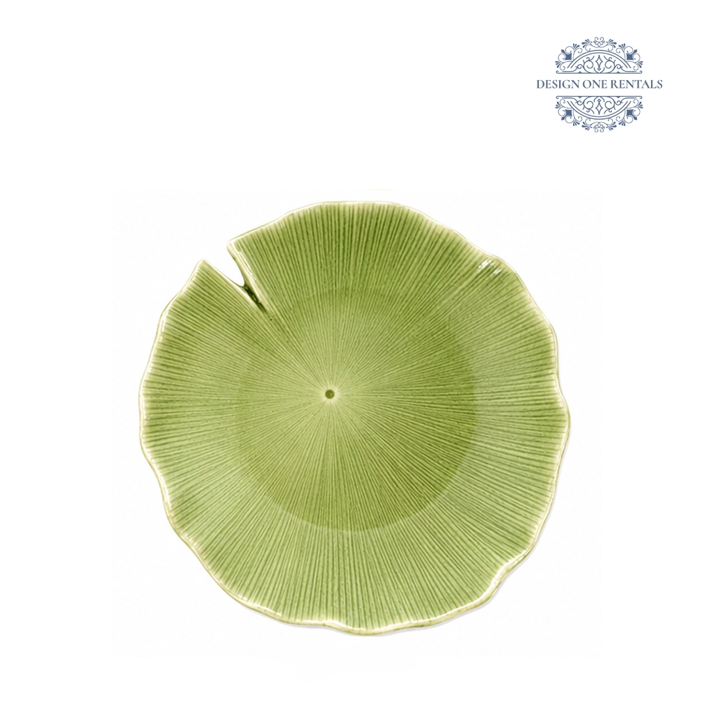 Lily Pad Sage China Plate