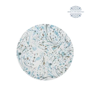 MJ Azure Splash Collection Dinner Plate