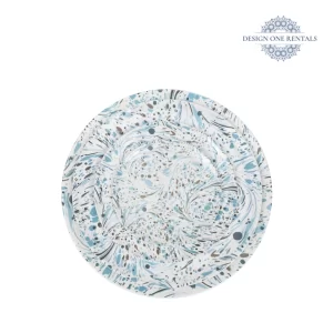 MJ Azure Splash Collection collection dinner plate