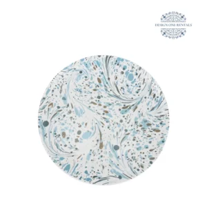 MJ Azure Splash charger plate