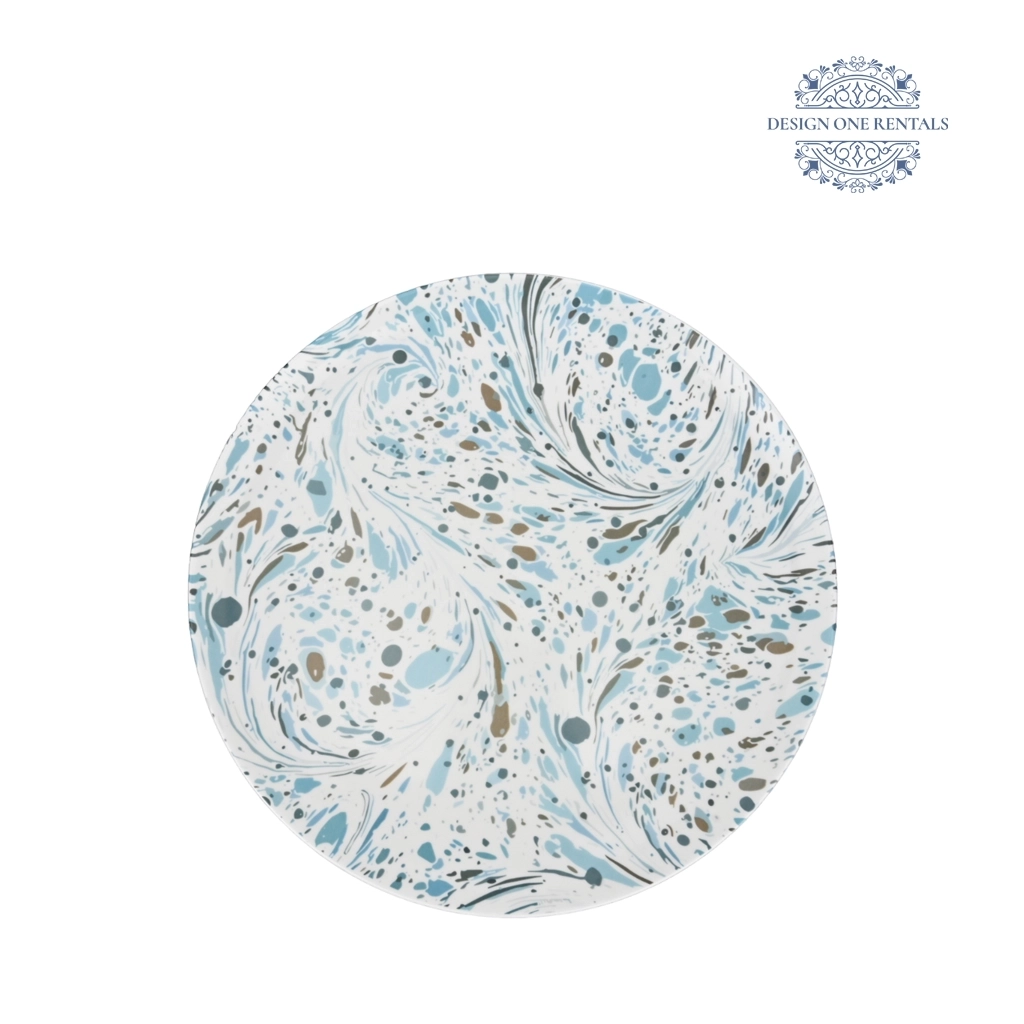 MJ Azure Splash charger plate