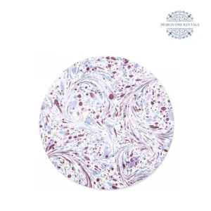 MJ Purple Splash Charger Plate