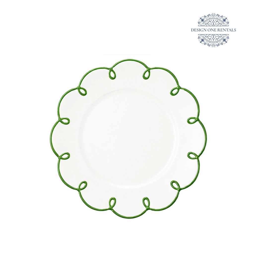 Magnolia Verde Charger Plate