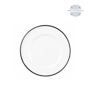 Midnight Rim Charger Plate