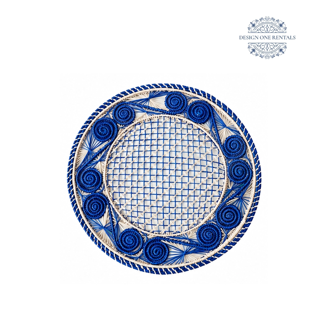 Mirage Blue Charger Plate