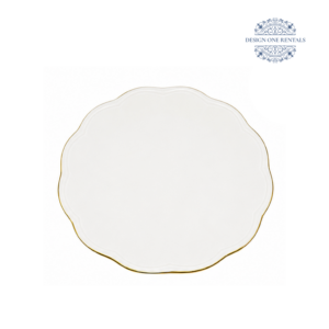 Monte Carlo Gold Rim Charger Plate