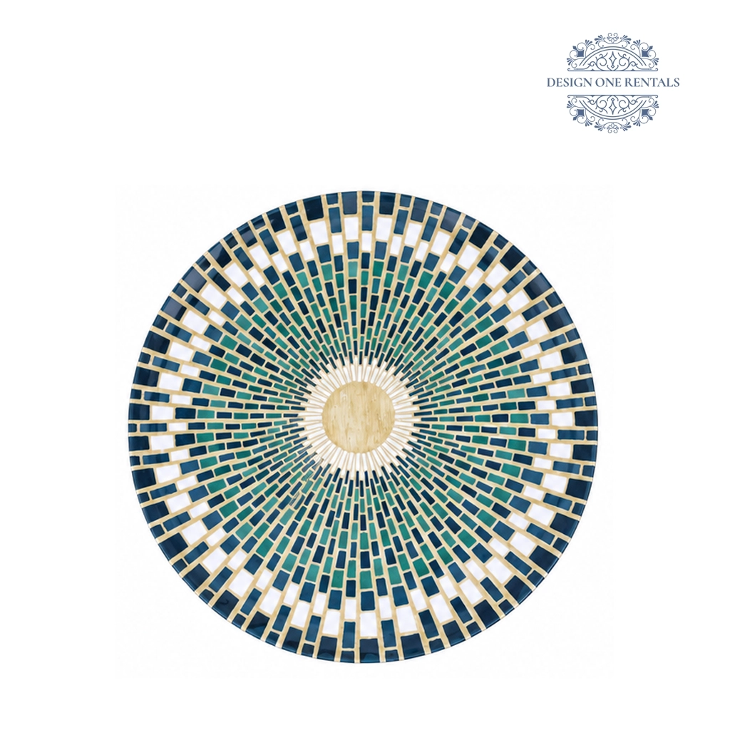 Mosaic Charge Plate