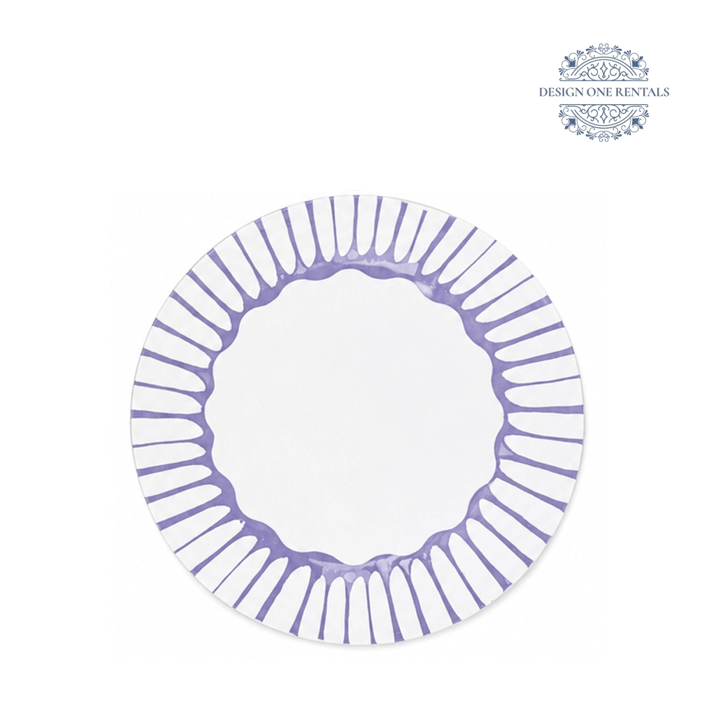 Palmera Purple Charger Plate