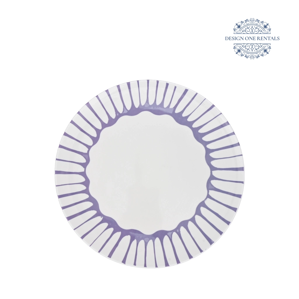 Palmera Purple Charger Plate