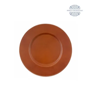 Pelle Brown Charger Plate
