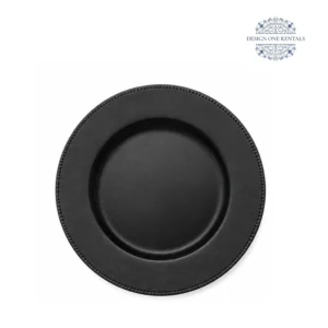 Pelle Nero Charger Plate