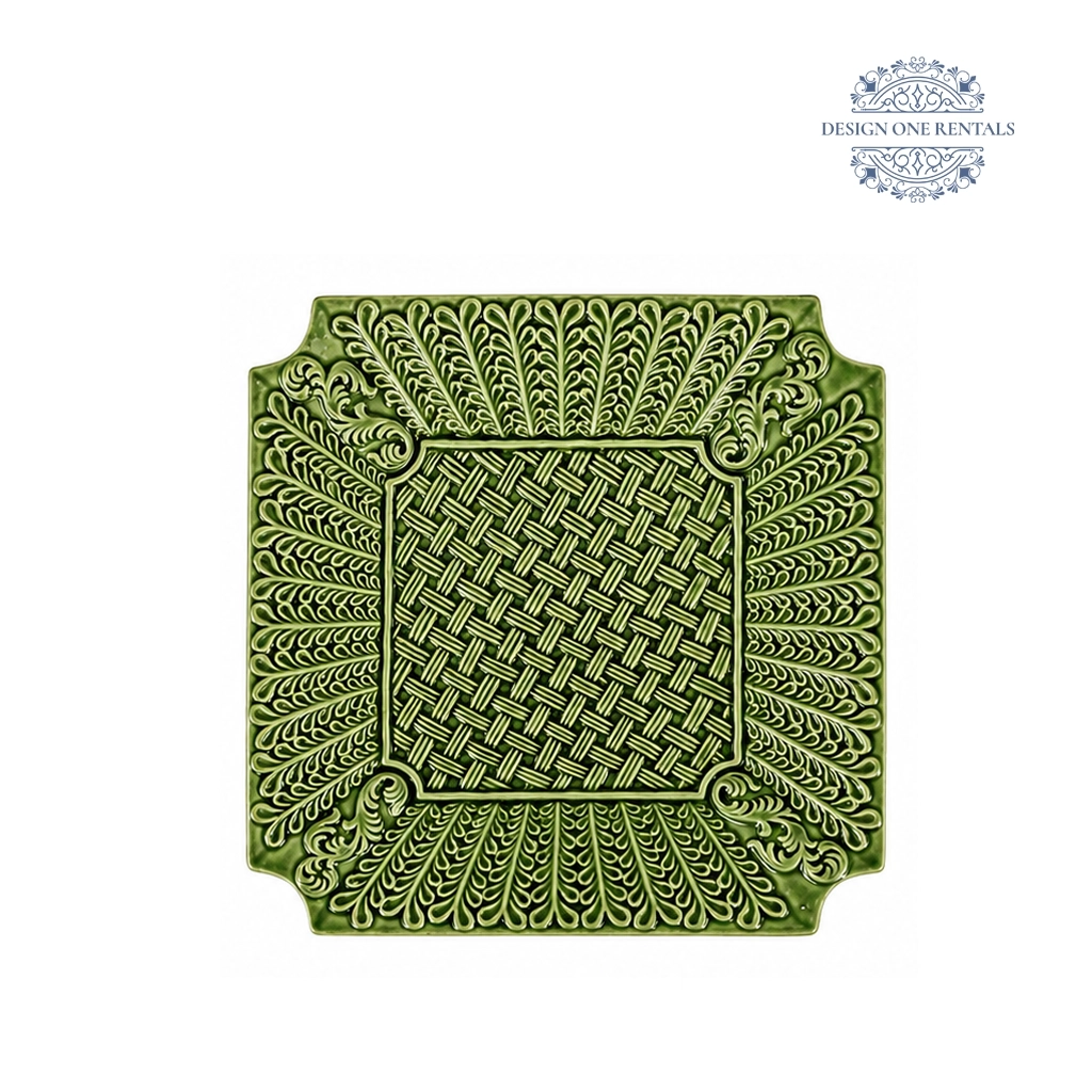 Raised Leaf Verde