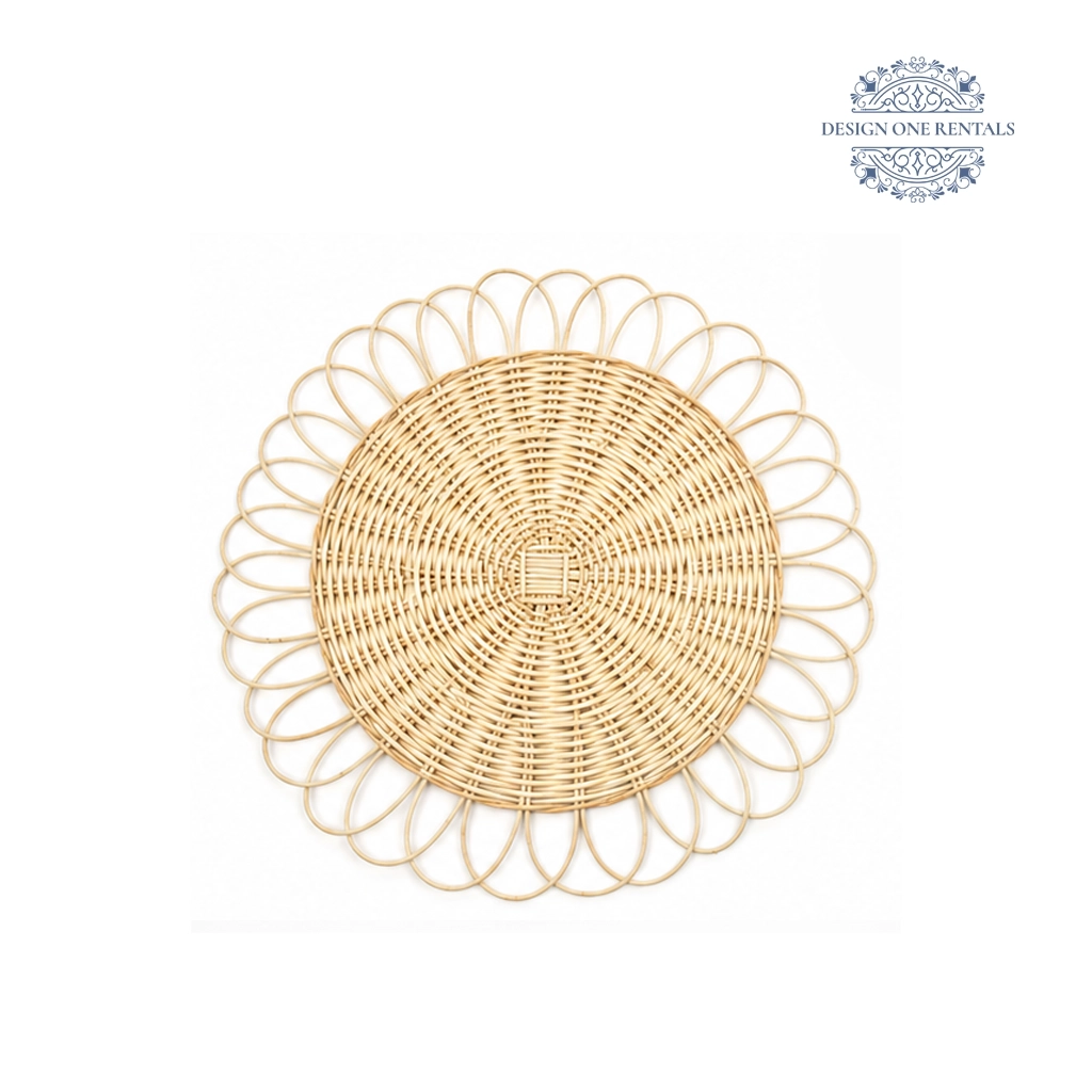 Sophia Natural Charger Plate