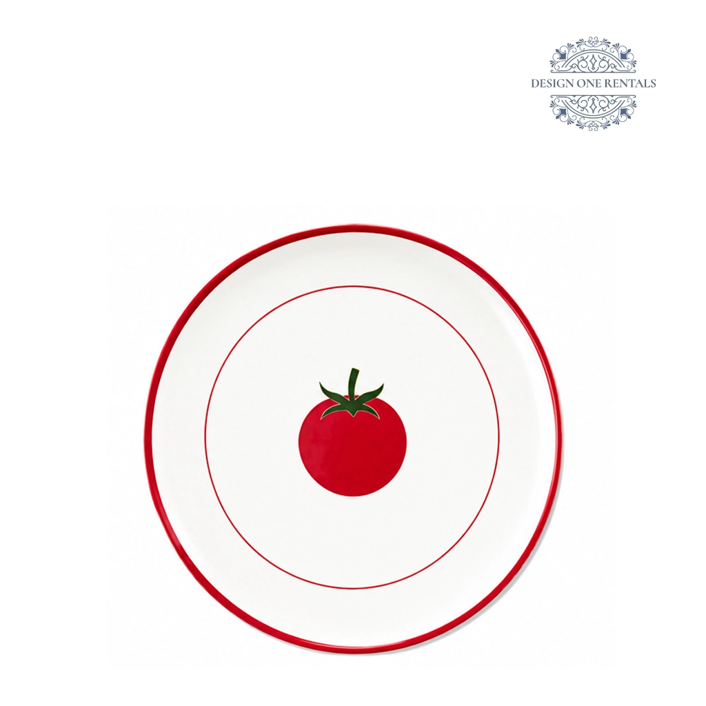 Tomato 10inch China Plate