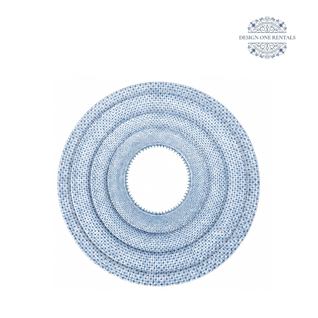 Trieste Blue Collection Dinner Plate