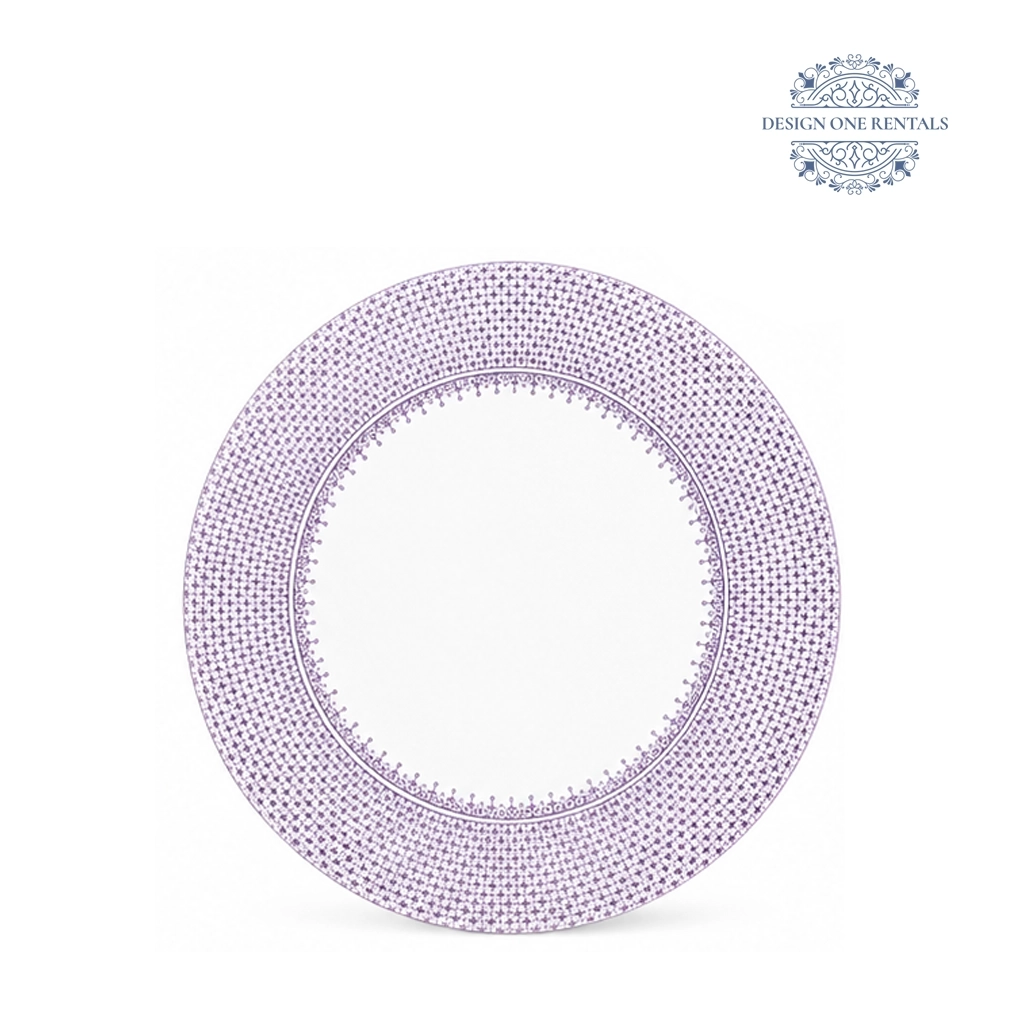 Trieste Purple Charger Plate