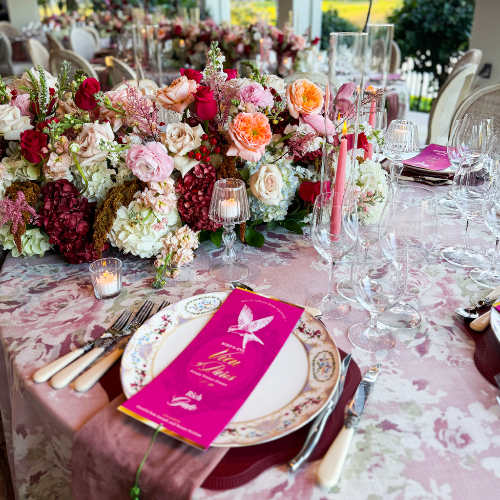 Versaille Plate and Medina Flatware