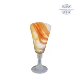 Vintage satin orange