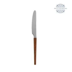 Allegria Wood Collection Dinner Knife on a clean white background.