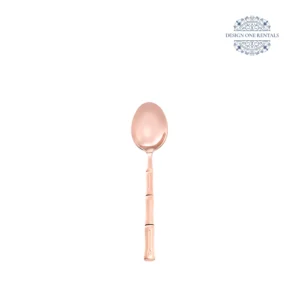 The Aurora Copper Collection Teaspoon with white background
