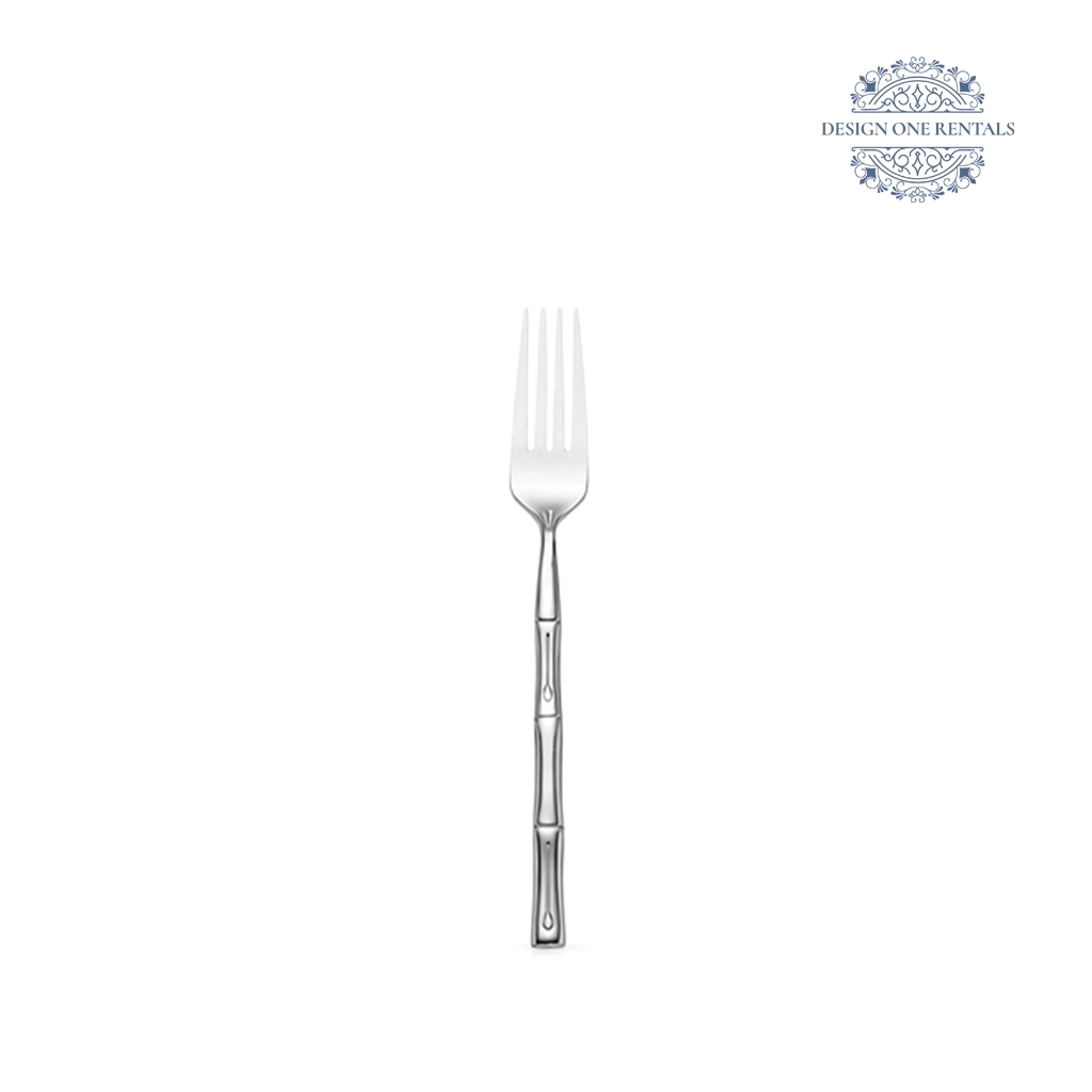 Aurora Stainless Silver Collection Dinner Fork in white background