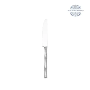 Aurora Stainless Silver Collection Dinner Knife in white background