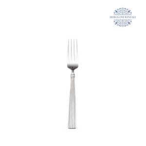 The Deco Collection Dinner Fork in white background