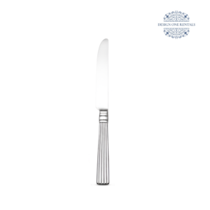 The Deco Collection Dinner Knife in white background