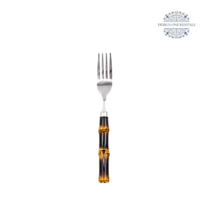 esther dark wood collection dinner fork white background