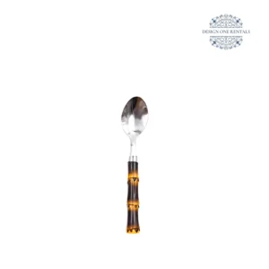 esther dark wood collection teaspoon white background