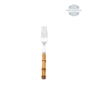 Esther Light Wood Collection dinner fork on a clean white background.