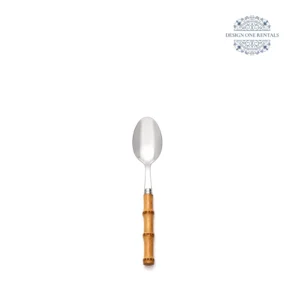 Esther Light Wood Collection teaspoon on a clean white background.