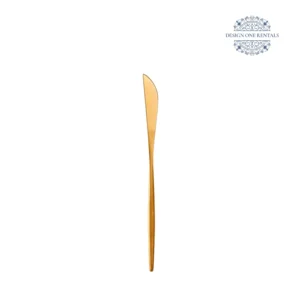goa gold collection dinner knife white background
