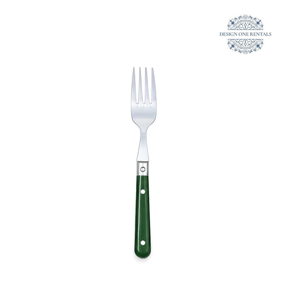 Esther Light Wood Collection dinner fork set on a clean white background.