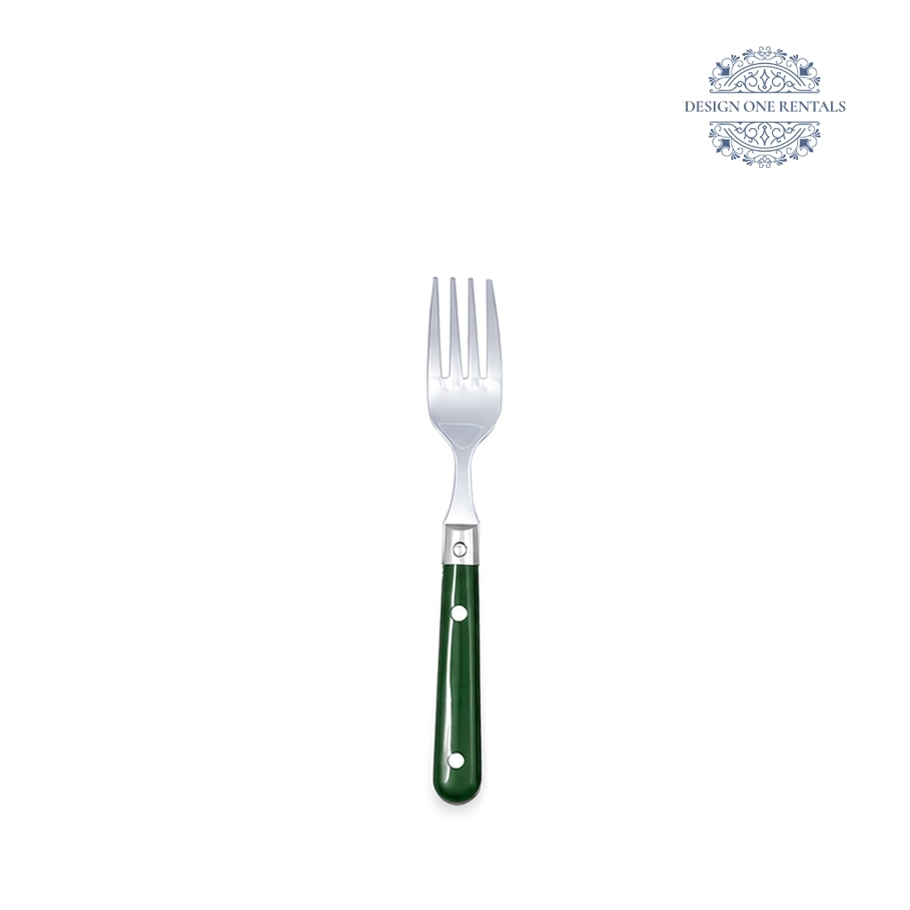 Esther Light Wood Collection small fork set on a clean white background.