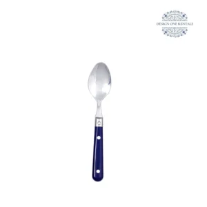 The Jardin Navy Blue Collection teaspoon in white background