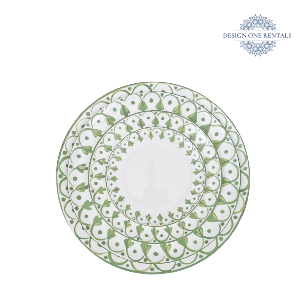 linea verde collection dinner plates