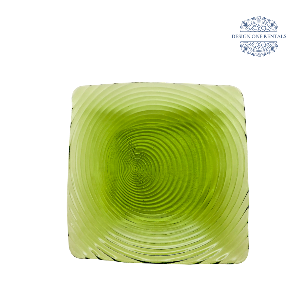 ridges square charger plate