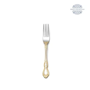 The Roxbury Gold Collection Dinner Fork in white background