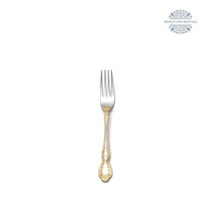 The Roxbury Gold Collection Small Fork in white background