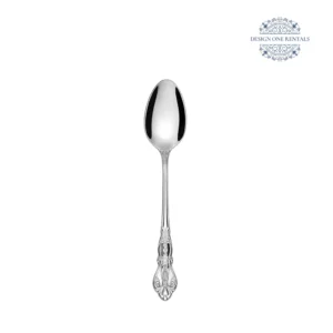Valencia Stainless Collection Soup Spoon in white background